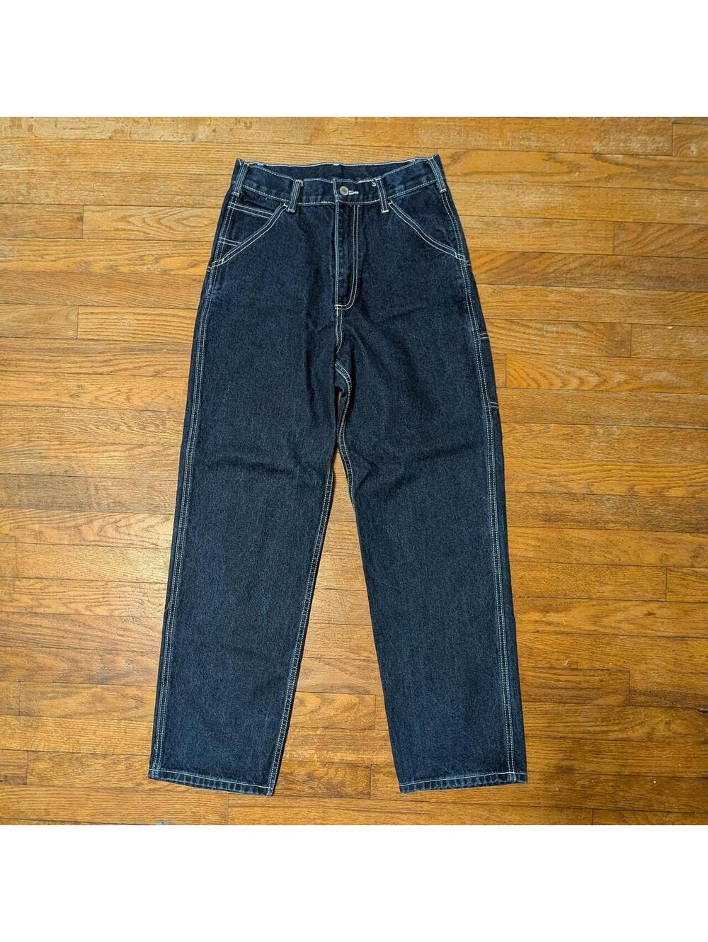 J. Galt Brandy Melville Baggy Carpenter Jeans Washed Black Y2K Skater Size S